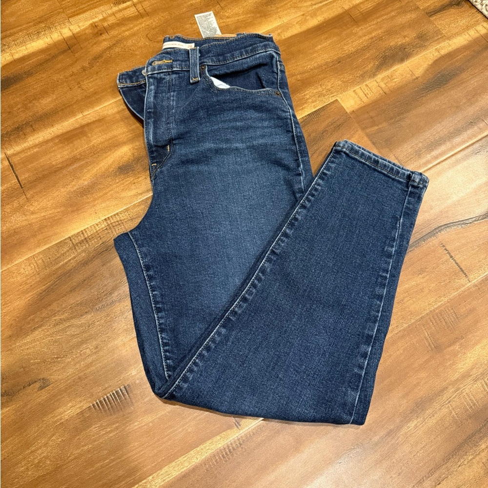 Dark Blue Denim Jeans